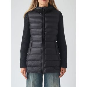 Colmar Women Colmar Quilted Recycled Nylon Long Puffer Jacket With Hood